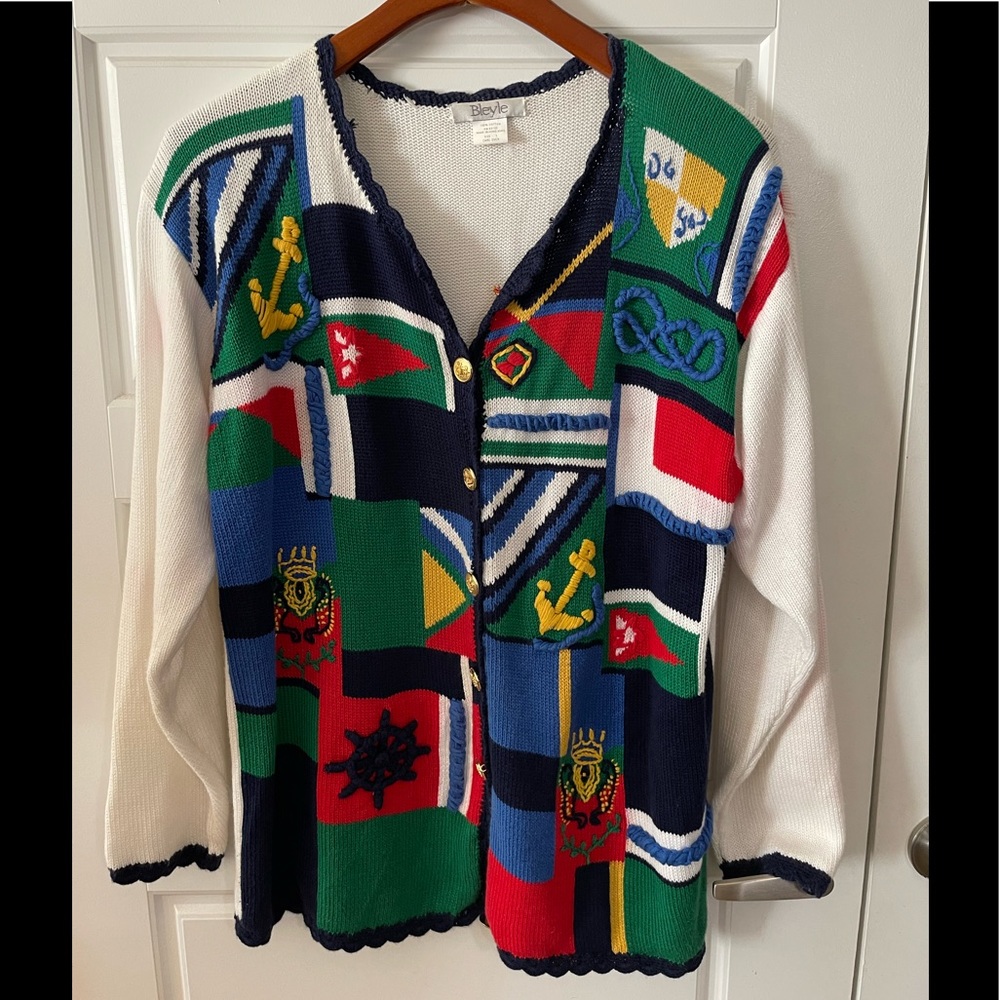 Vintage Bleyle Embroidered Cardigan